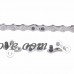 JooFn Bike Chain Link Silver Missing Chain Connectors Link for 6/7/8/9/10 Speed Chain Master Link as Outdoor Spares 10 Pair - B076FLLM5J